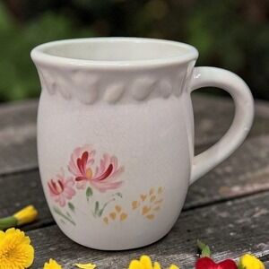 Denby Style Floral Crackling Cup, Vintage Coffee‎ Mug, Replacement Kitchenware